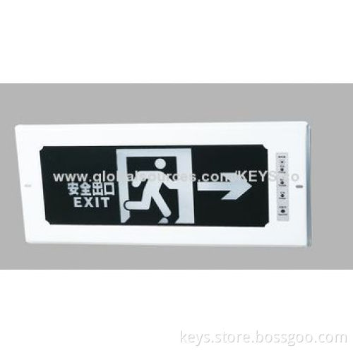 3W Embedded LED Exit Sign Fire, Emergency Green Lights